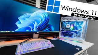 How to Install Windows 11 on a New PC  Complete StepbyStep Guide [upl. by Atiseret]