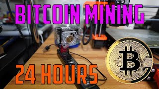 Bitcoin Mining for 24 Hours  Using the GekkoScience COMPAC F [upl. by Davina]