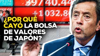 Bolsa de Valores de Japón registra la mayor caída de su historia ROTATIVARPP  ENTREVISTA [upl. by Froh10]