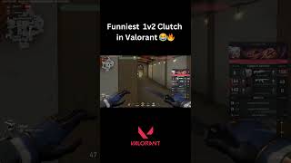 Funniest 1v2 Clutch  Valorant [upl. by Farver]