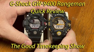 Casio GSHOCK GW9400 Rangeman Quick Review [upl. by Roanna994]