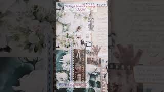 Vintage Scrapbooking Album art jackiesjournal journaling [upl. by Adihahs]