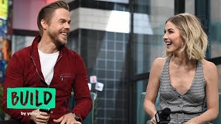 Derek Hough amp Julianne Hough Talk quotHolidays with the Houghsquot Their NBC Special [upl. by Sansone710]