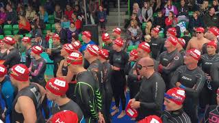 Swim Serpentine 2017  5000 swimmers in Hyde Park London [upl. by Sloane]