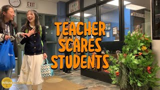 Teacher Scares Students and Staff  Bushman Prank [upl. by Pedersen]