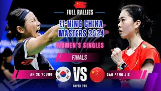 An Se Young KOR vs Gao Fang Jie CHN  F  China Masters 2024 [upl. by Garrott941]