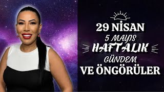 Nurcan Vecigün ile 29 Nisan 5 Mayıs Haftalık Gündem Ve Öngörüler [upl. by Ansley]