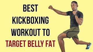 30Minute Kickboxing Workout to Target Stubborn Belly Fat [upl. by Eilliw641]