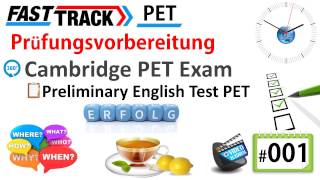 01 Preliminary English Test Englisch Sprachkurse Exam Prüfung Deutsch Info [upl. by Knowles]