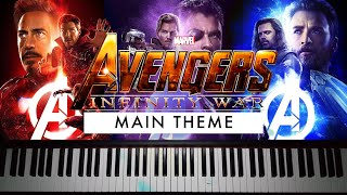 Avengers Infinity War Main Theme Piano [upl. by Brigid]