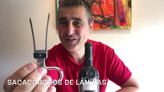 El sacacorchos de láminas Ideal para abrir botellas de vino viejas [upl. by Vi]