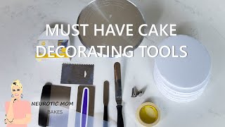 Top 10 MUST Have Tools for Cake Decorating [upl. by Bland]