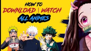 HOW TO WATCH ANIME FREE [upl. by Lisabet]