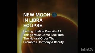 LETTING JUSTICE PREVAIL NEW MOON 🌑 IN LIBRA [upl. by Lledyl]