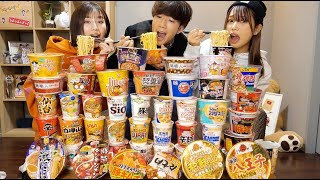 【爆食い】カップラーメン1万円分食べ切るまで帰れませんをしたらツラすぎて全員のテンションが10000になったwwwwwww [upl. by Acinoryt]