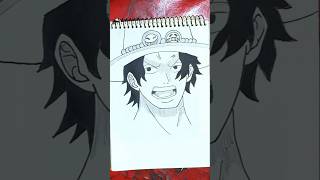 Drawing Ace ❤️‍🔥from onepiece animedrawing [upl. by Scutt]