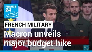 REPLAY  Macron announces massive increase in defence spending • FRANCE 24 English [upl. by Ojyllek789]