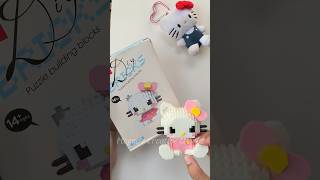 Hello kitty lego set shorts diy art hellolego legoart cute kawaii creativeart craft new [upl. by Aikar]