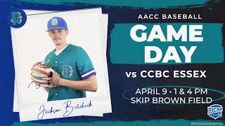 NJCAA Baseball CCBC Essex at Anne Arundel April 9 2024 [upl. by Auahsoj]