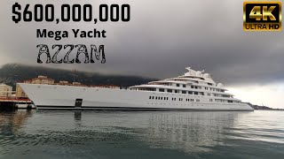 600 MILLION Mega Yacht AZZAM azzam megayacht superyacht lurssen [upl. by Webber273]