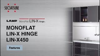 FEATURE Learn More About our MONOFLAT LINX HINGE LINX450  Sugatsune Global [upl. by Eileme847]