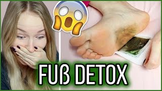 DETOX Fußpflaster  EKELHAFTER LIVE TEST Wirkt es tatsächlich TheBeauty2go [upl. by Sej]