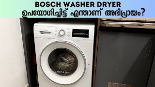 137 Our Bosch washer dryer review back to home bosch Best washer dryer malayalam [upl. by Aynotak968]