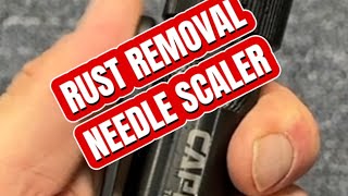 This is a very nice quality mini needle scaler Super nice to adjust the air pressure at the scaler [upl. by Lichtenfeld]