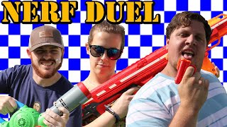 Nerf Wars Duel  Flake and Flosh [upl. by Mccandless]