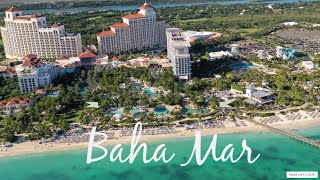 Baha Mar Resort Review in Bahamas by Drone in 4k [upl. by Tisdale]