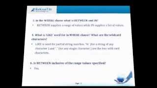 DB2 Interview Questions Part  1 [upl. by Nwahsat]