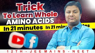 Amino Acid Mastery The Ultimate Trick for Easy Learning [upl. by Winnifred]