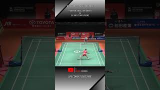 World Class rally axelsen vs li shi feng bwfworldtour kumamotomasters2024 japanmasters2024 [upl. by Lia]