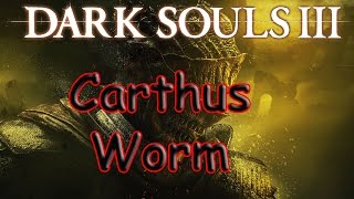 Dark Souls 3  How to Kill the Carthus Worm [upl. by Georgianne]