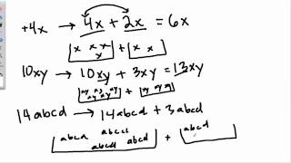 Adding Monomials 00 [upl. by Nilyram]