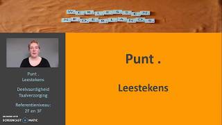 Punt  Leestekens [upl. by Aliek140]