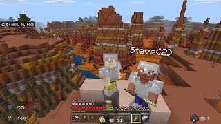 Minecraft Gameplay 208  Eroded Badlands [upl. by Kraus780]