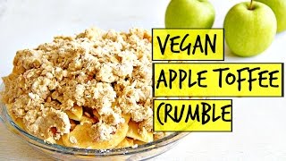 Vegan Apple Toffee Crumble  SweetLeaf [upl. by Tranquada]