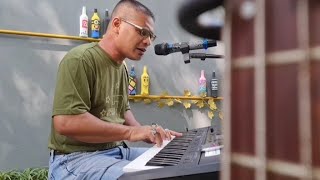 Live Cover quotNEGERI DI AWANquot  Katon Bagaskara song  Keyboard amp Vocal by Imam Herman [upl. by Haeel]