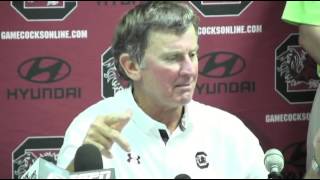 Spurrier postgame video after loss to Georgia They kicked our tails [upl. by Anazus205]