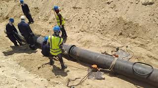 DIDuctile iron Pipe Laying👷DI pipe installation tutorial🛠️Piping Engineer malayalam [upl. by Lainahtan]