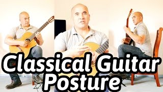 Classical Guitar Posture Seating amp Footstool Technique [upl. by Akinehs247]