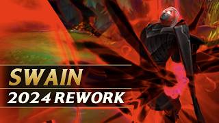 SWAIN 2024 REWORK GAMEPLAY  League of Legends [upl. by Ennaitak]