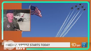 Tampa Bay AirFest 2024 kicks off at MacDill Air Force Base [upl. by Ethben]