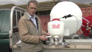 Croplands  KnapsackBackpack Sprayer  Demonstration [upl. by Norab]