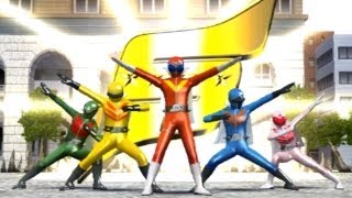 Super Sentai Battle Ranger Cross Wii Gorenger Complete HD [upl. by Rillis]