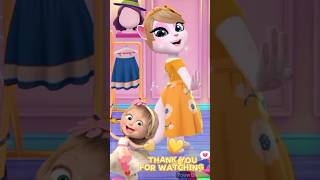 Masha Cosplay My Talking Angela 2 short catnap cartoon angela2 game tiktok edit funny fnaf [upl. by Kenimod]