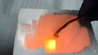 Cryogenic experiments with LEDs blue amber and green LED liquid nitrogen test [upl. by Etnahsal]