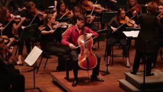 Finals National Cello Competition  Alexander Warenberg 1st Prize  Shostakovich Cello Concerto 1 [upl. by Drahcir]