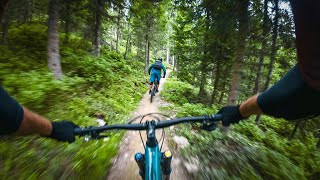 DJI Osmo Action 5 Pro RAW Mountain Biking in HLG HDR DJIOsmo [upl. by Giliane]